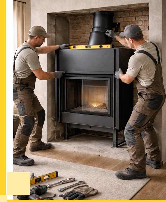 Установка каминных топок в Новоалтайске под ключ от 18403 р. | ЭриданНвл