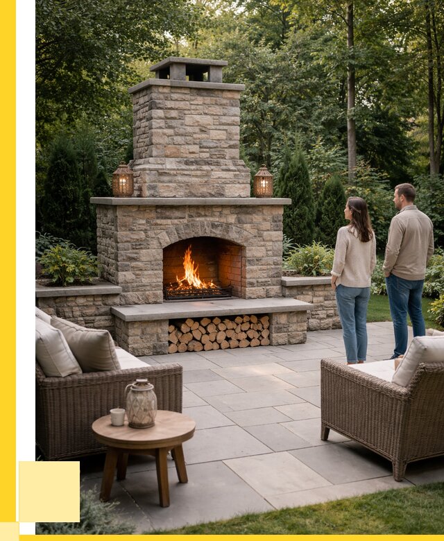 Уличные камины из кирпича в Новоалтайске от 153360 р. | ЭриданНвл