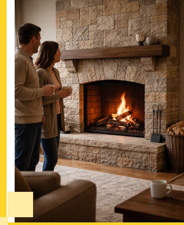 Каменные камины на заказ в Новоалтайске от 184032 р. | ЭриданНвл