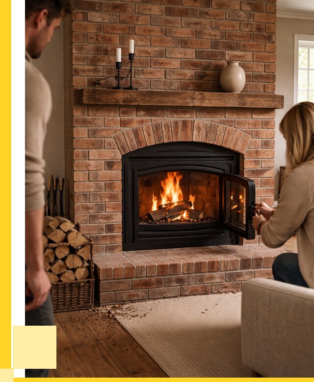 Кирпичные камины под ключ в Новоалтайске от 153360 р. | ЭриданНвл