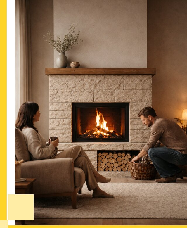 Камины для дома в Новоалтайске под ключ от 153360 р. | ЭриданНвл