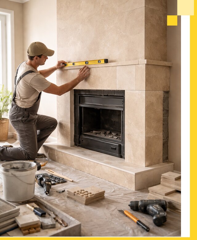 Установка и монтаж каминов в частном доме под ключ в Новоалтайске