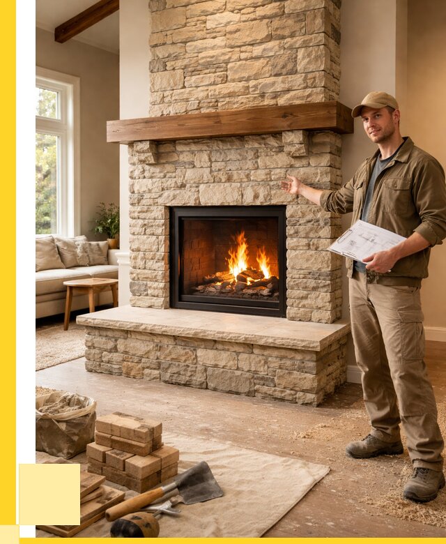 Камины под ключ в Новоалтайске от 184032 р. | ЭриданНвл — установка