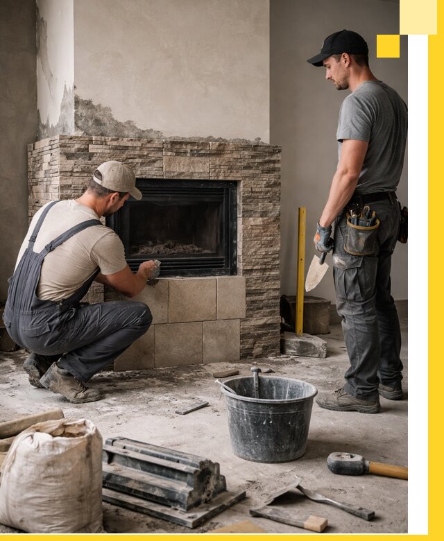 Камины под ключ в Новоалтайске: проект, изготовление и монтаж