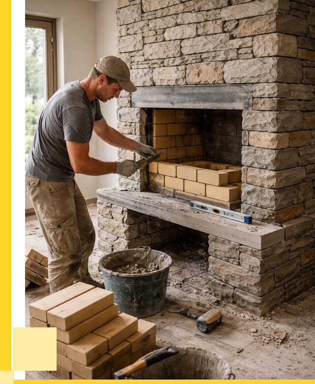 Кладка каминов и камина в Новоалтайске от 25560 р. ЭриданНвл