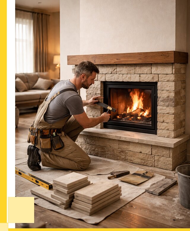 Строительство каминов в Новоалтайске от 153360 р., ЭриданНвл - под ключ