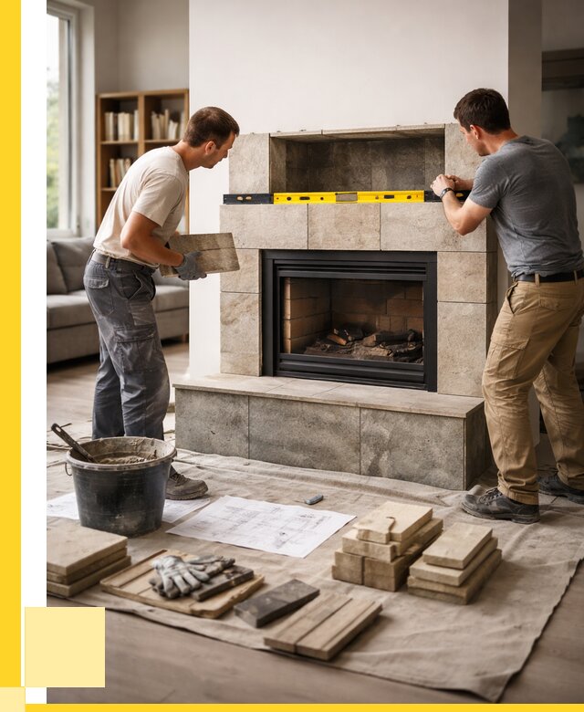 Монтаж каминов и установка в Новоалтайске от 46008 р. | ЭриданНвл