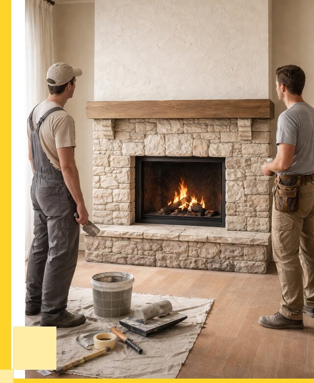 Отделка каминов в Новоалтайске от 6646 р. под ключ | ЭриданНвл