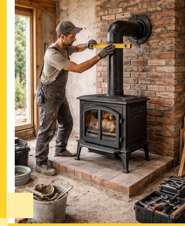 Монтаж печей установка банной печи в Новоалтайске от 15336 р. | ЭриданНвл