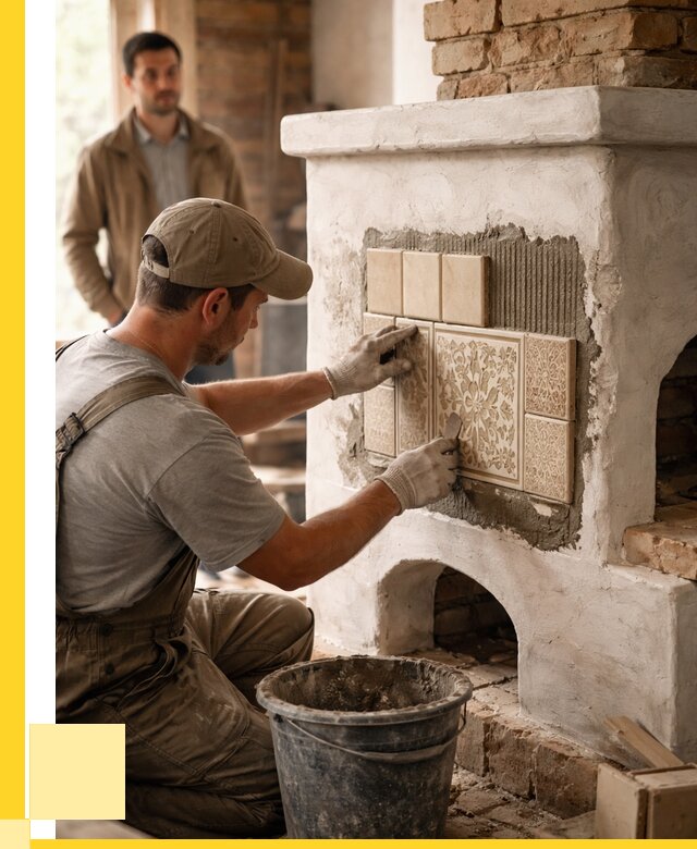 Отделка печей и банных печей в Новоалтайске от 35784 р. | ЭриданНвл