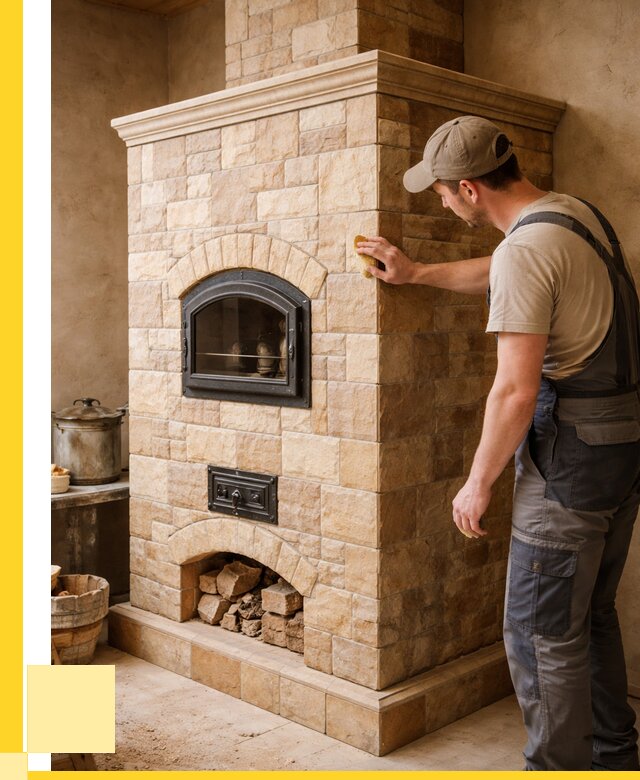 Облицовка печей в Новоалтайске от 4601 р. под ключ | ЭриданНвл