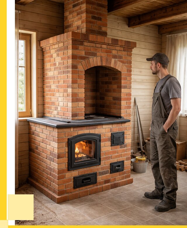 Кирпичные печи в Новоалтайске: купить от 153360 р. | ЭриданНвл