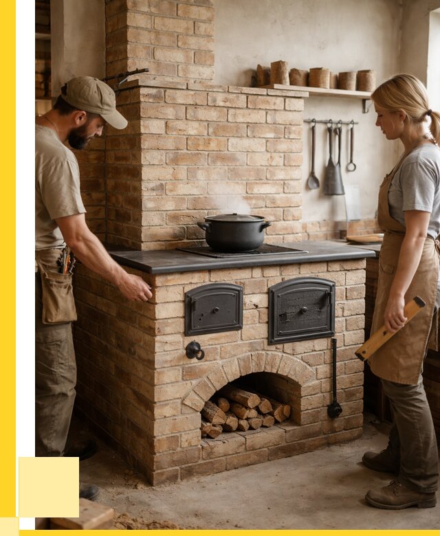 Варочно отопительные печи в Новоалтайске от 92016 р. | ЭриданНвл