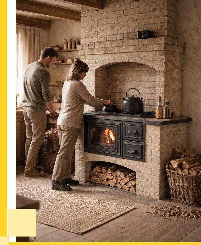 Печи с плитой в Новоалтайске от 46008 р. | ЭриданНвл — кирпичная печь