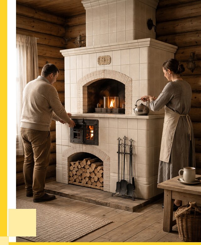 Русские печи в Новоалтайске: установка от 153360 р. ЭриданНвл