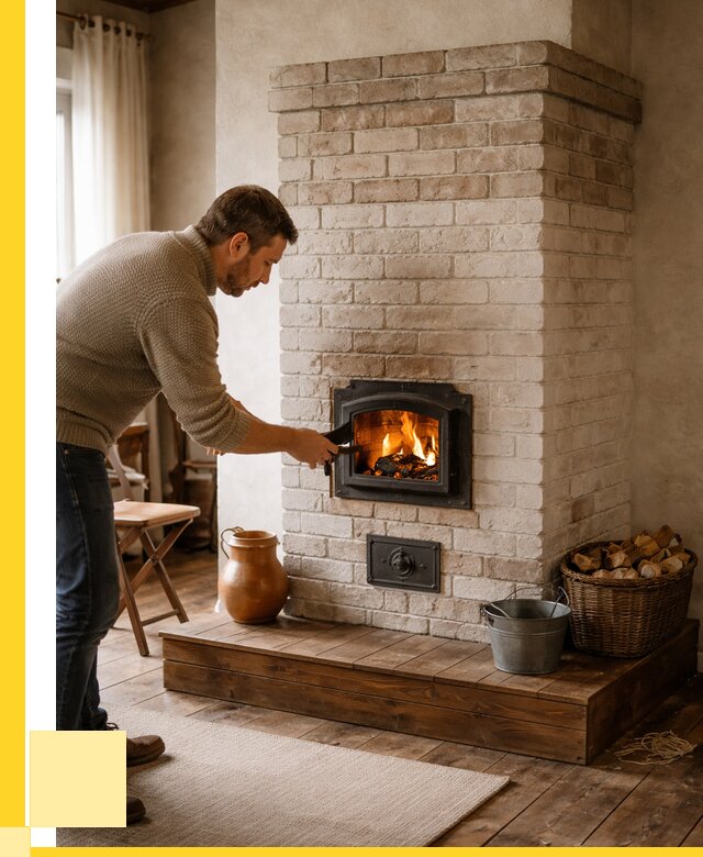 Печь голландка из кирпича в Новоалтайске от 86904 р. | ЭриданНвл