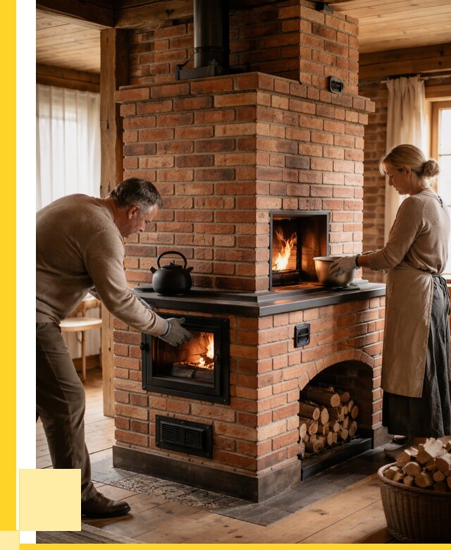 Печи для загородного дома под ключ в Новоалтайске от 81792 р. | ЭриданНвл