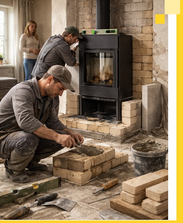 Печи и камины под ключ: проект, установка в Новоалтайске