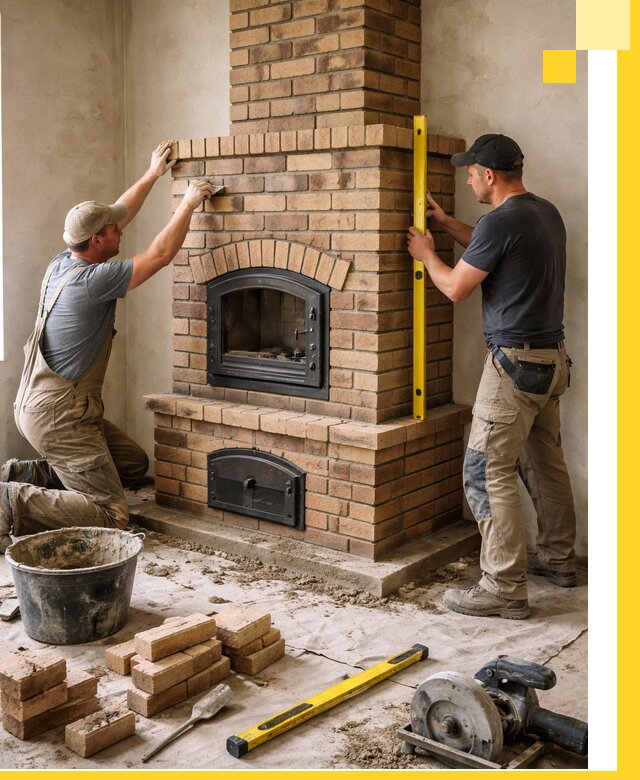 Продажа и установка печей и каминов для дома под ключ в Новоалтайске