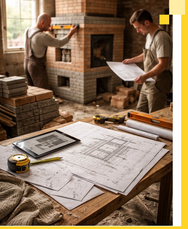 Проекты печей и каминов с индивидуальным дизайном в Новоалтайске