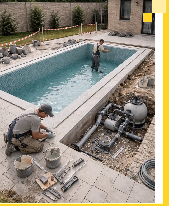 Строительство бассейнов под ключ в Новоалтайске: проекты и монтаж