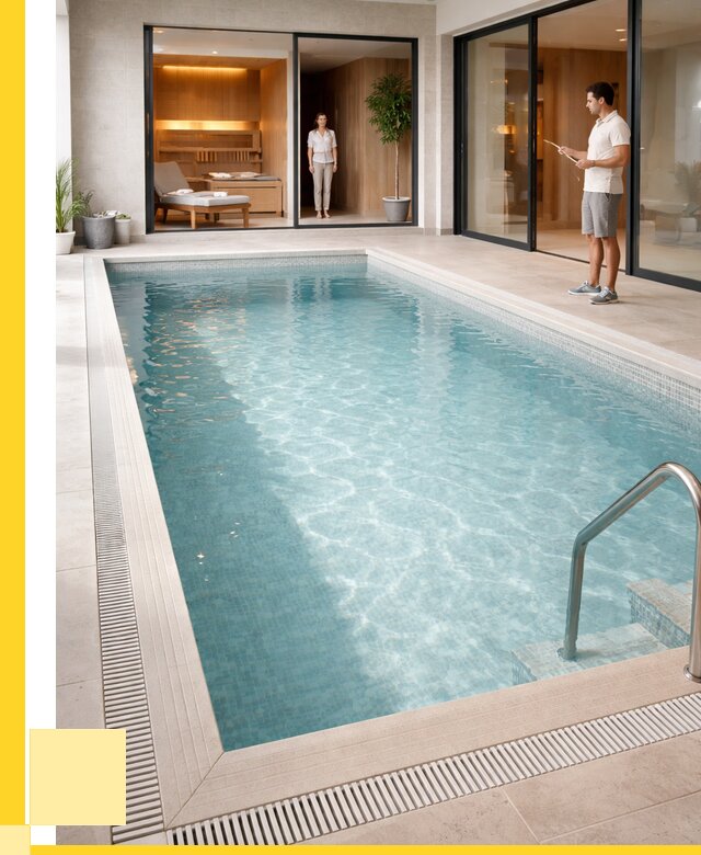 Отделка бассейна пленкой ПВХ в Новоалтайске от 3578 р. - ЭриданНвл