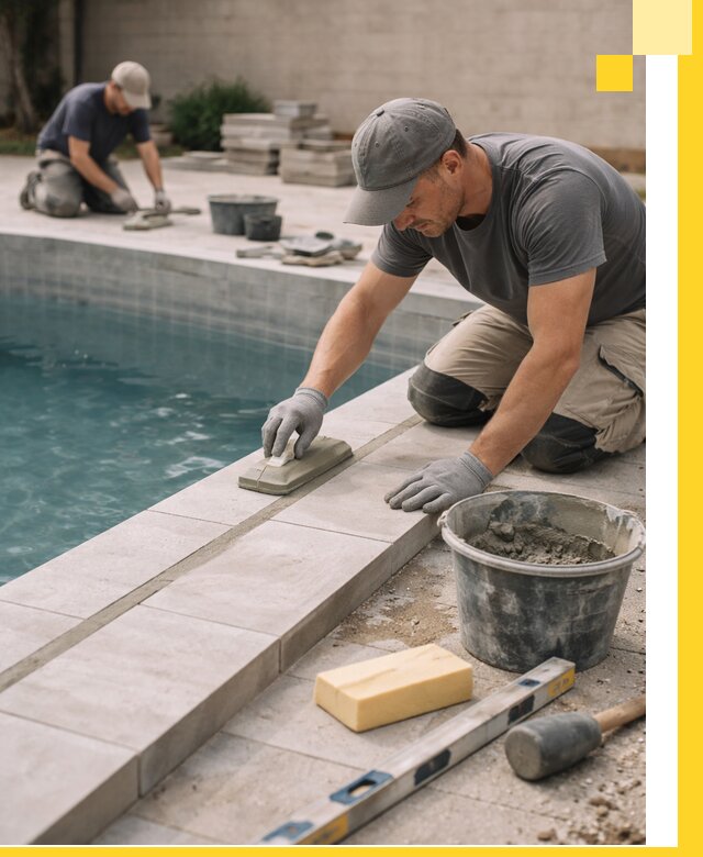 Отделка бассейнов в Новоалтайске: декоративная отделка и гидроизоляция