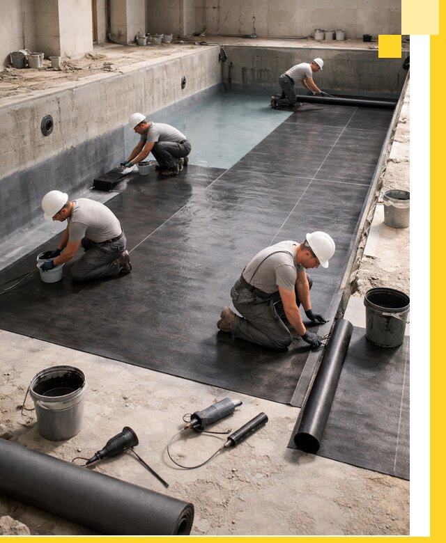 Профессиональная гидроизоляция бассейнов и чаш в Новоалтайске под ключ