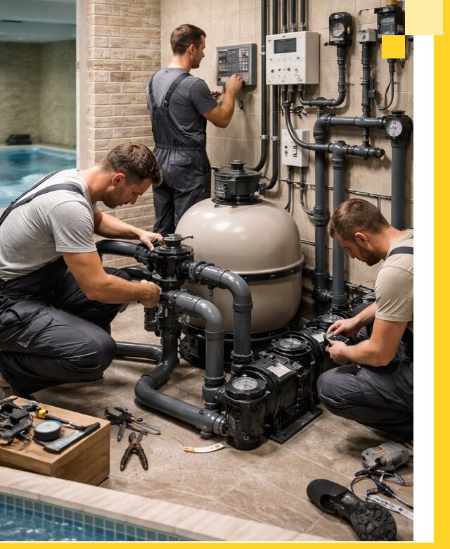 Комплексное оборудование для бассейнов под ключ в Новоалтайске