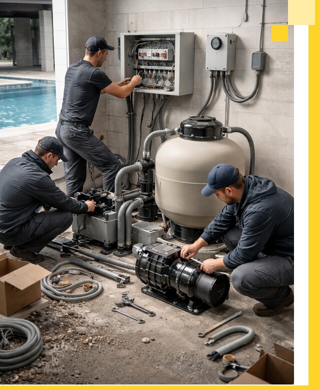 Профессиональный монтаж оборудования для бассейнов в Новоалтайске