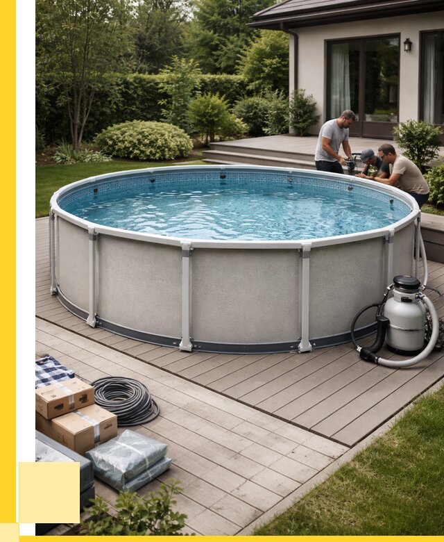 Купить каркасные бассейны в Новоалтайске от 46008 р. | ЭриданНвл