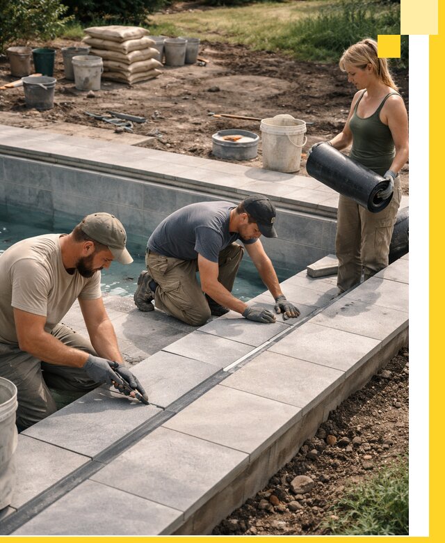 Строительство и монтаж уличных бассейнов под ключ в Новоалтайске