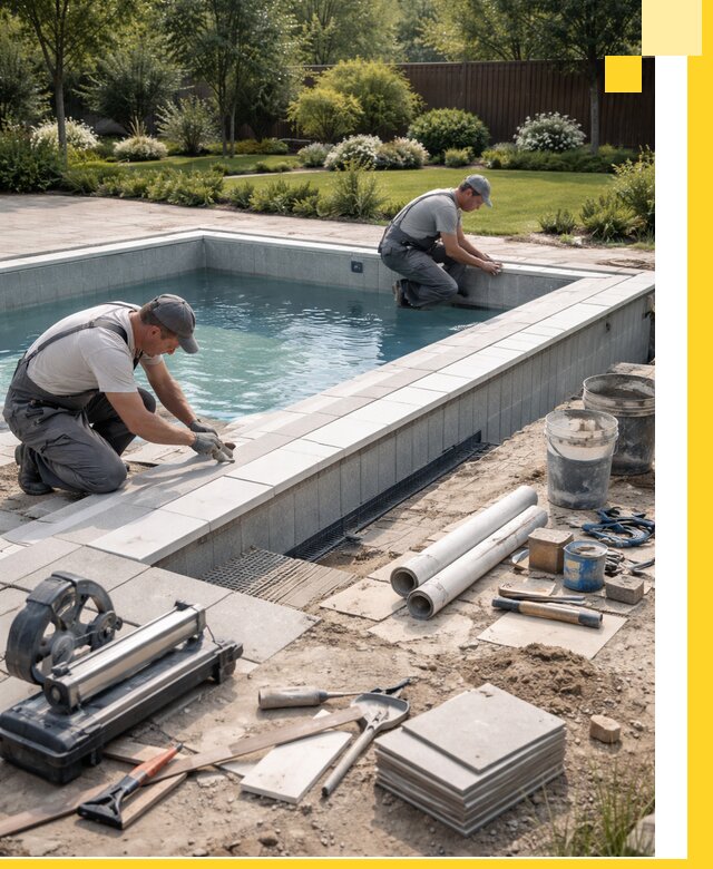 Строительство открытых бассейнов под ключ в Новоалтайске профессионально