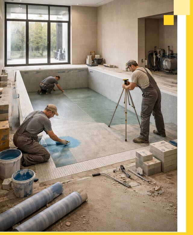 Проект и строительство закрытых бассейнов в Новоалтайске под ключ