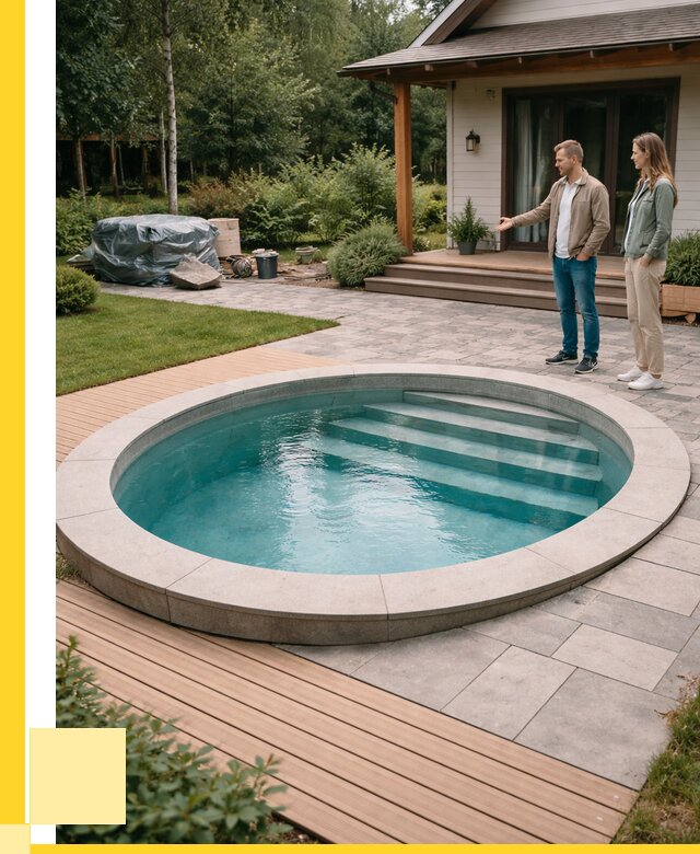 Бассейн на даче под ключ в Новоалтайске от 204480 р., ЭриданНвл