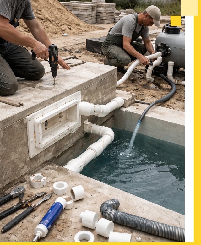 Строительство скиммерных бассейнов под ключ в Новоалтайске