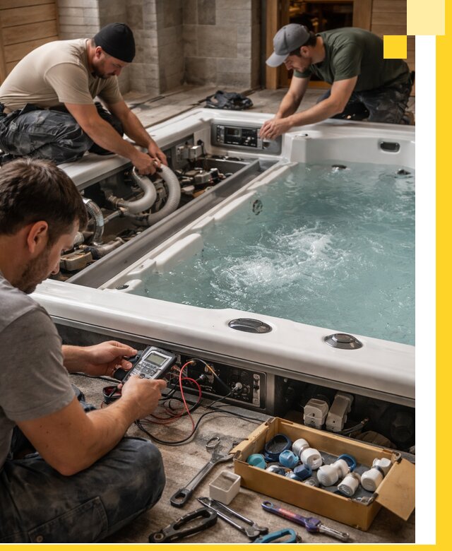 Гидромассажные бассейны под ключ в Новоалтайске, дизайн и монтаж