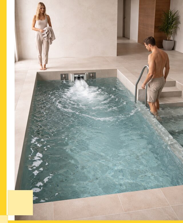 Бассейн с противотоком в Новоалтайске от 255600 р. | ЭриданНвл