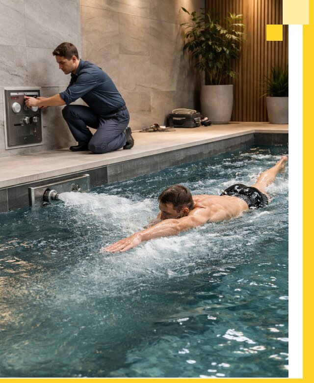 Проектирование и монтаж бассейнов с противотоком в Новоалтайске