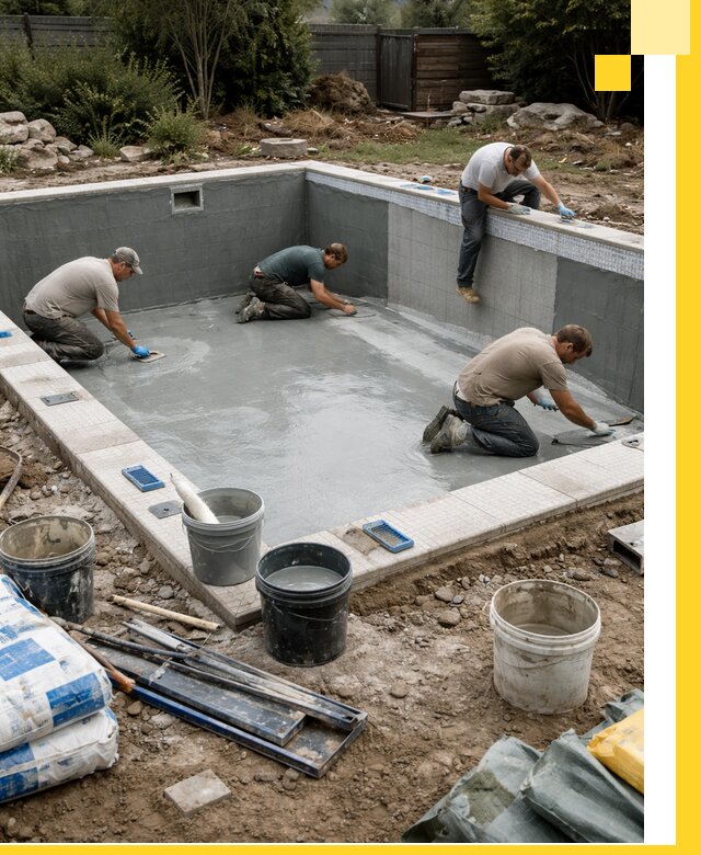 Изготовление и монтаж чаши бассейна под ключ в Новоалтайске