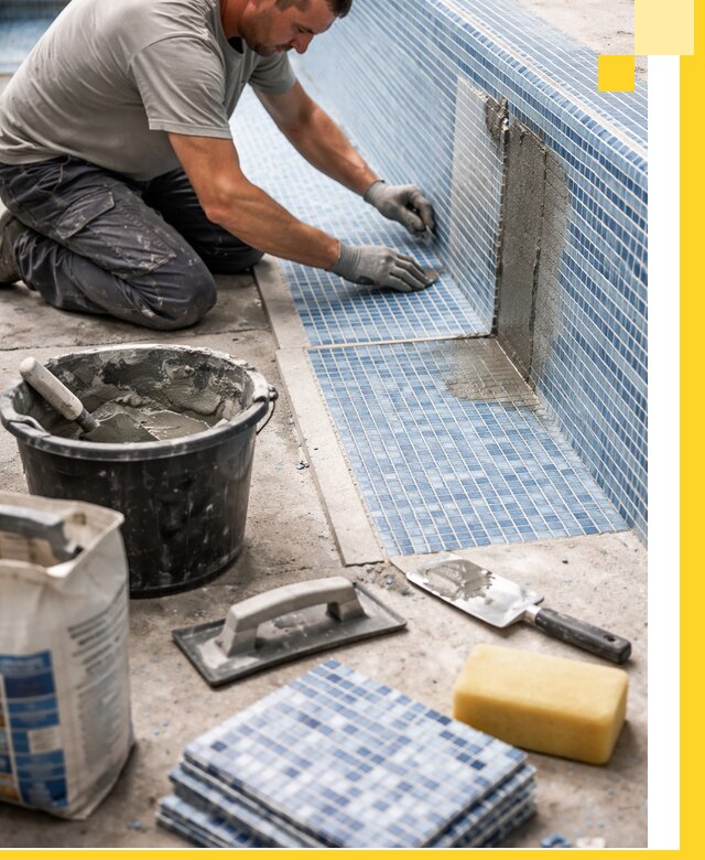 Укладка и ремонт мозаики для бассейнов под ключ в Новоалтайске