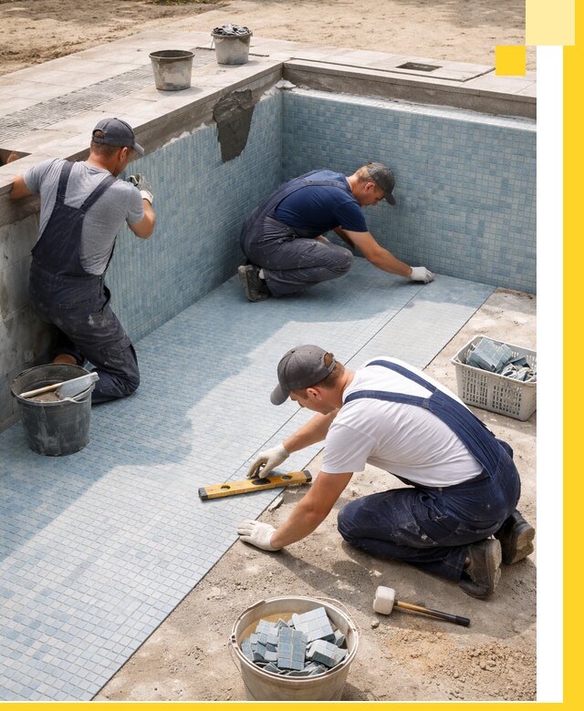 Укладка и установка плитки для бассейнов под ключ в Новоалтайске