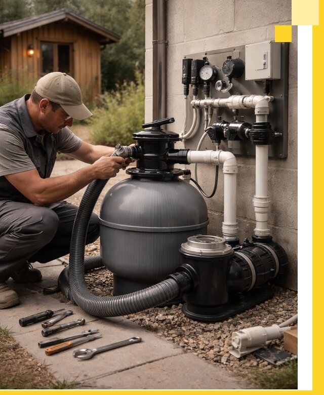 Продажа и монтаж фильтров и насосов для бассейнов в Новоалтайске