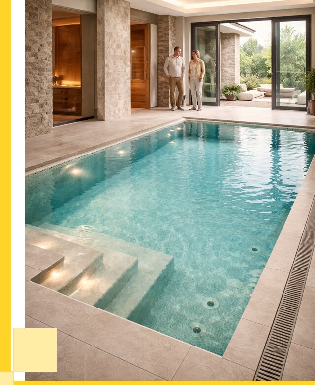 Бассейн во дворе в Новоалтайске: проект, отделка от 1226880 р. | ЭриданНвл