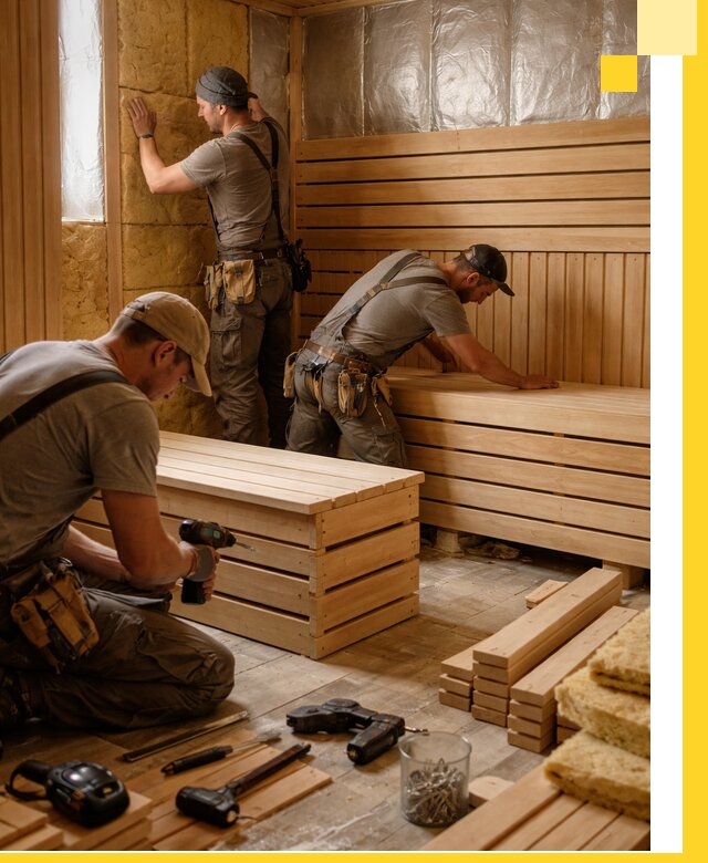 Профессиональное строительство саун под ключ в Новоалтайске