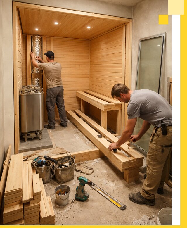 Проектирование и установка домашних саун под ключ в Новоалтайске