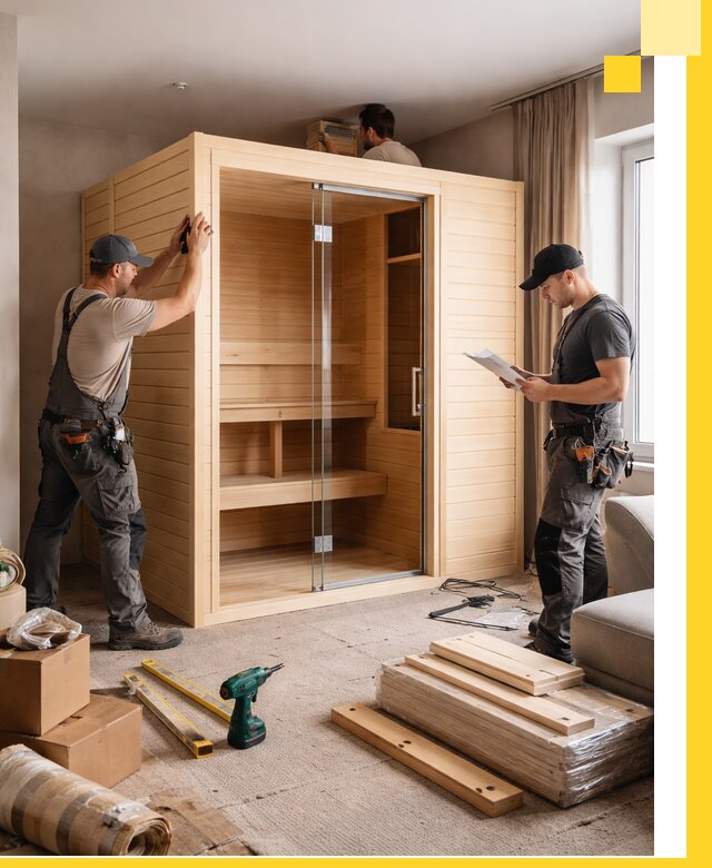 Установка и благоустройство саун в квартире в Новоалтайске