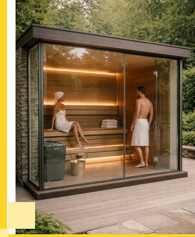 Сауна стеклянная и двери для сауны в Новоалтайске от 255600 р. | ЭриданНвл