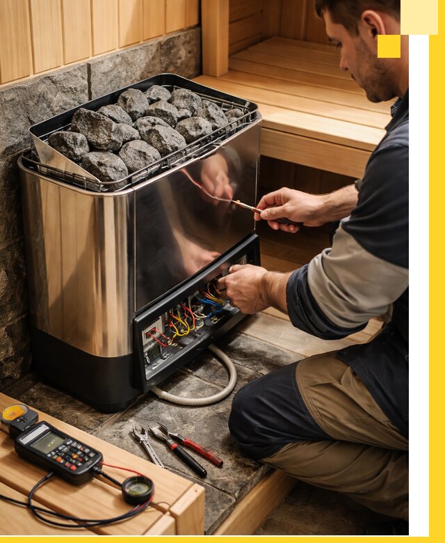 Продажа и установка электрокаменок для саун в Новоалтайске