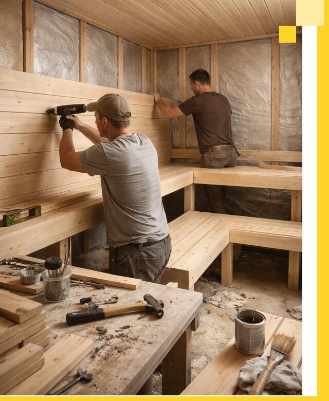 Профессиональная отделка бань и саун под ключ в Новоалтайске